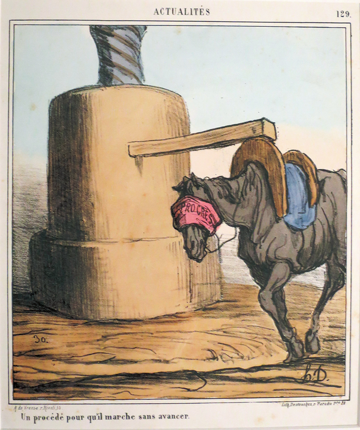  奥诺雷·杜米埃 Honore Daumier ——磨墨的驴